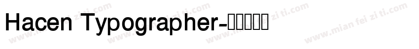 Hacen Typographer字体转换